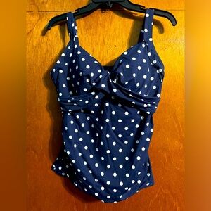 NWT Lands’ End polka dot tankini top 12